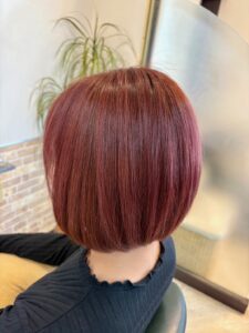 綺麗なピンクヘア